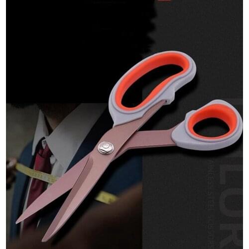 Anti Stick Scissors Office And Home Scissors Hand Craft Scissors Stationery Stainless Steel Tailoring Scissors Solid And Durable