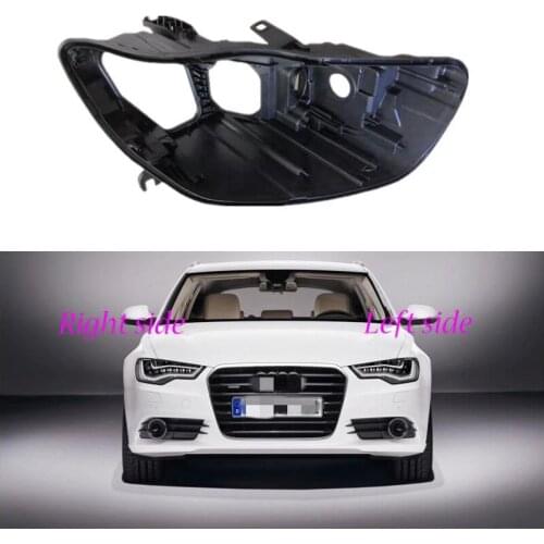 Headlight Base For Audi A6 C7 2012 2013 2014 2015 LED Headlamp House Car Rear Base Front Auto Headlight Back House