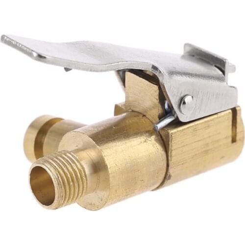 Tire Air Chuck - Car Air Pump Thread Nozzle Adapter Accessories,Fast Conversion Head Clip Type Nozzle for Inflator Gauge Compres