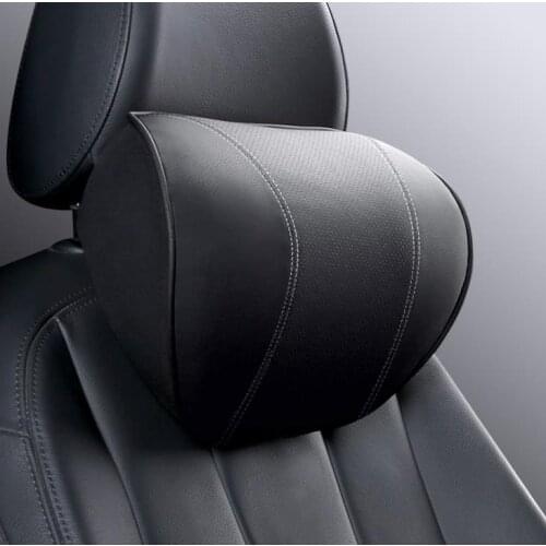 Car Neck Headrest Pillow Car Accessories Cushion Auto Seat Head Support Neck Protector Automobiles Seat Neck Rest Memory Cotton