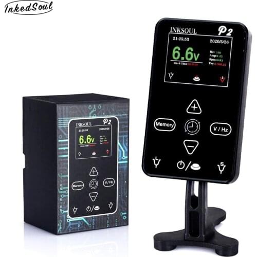INKSOUL Professional Digital Tattoo Power Supply Touch Screen Adjustable for Coil Tattoo Machines