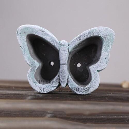 Butterfly silicone molds concrete pot molds cement flower pots moulds decorative concrete moulds clay silicone molds