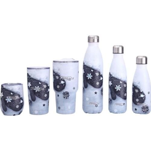 Thermos Cup Colorful Stainless Steel Coke Bottle Car Cup Student Thermos Cup Water Cup Cooling Cup Large Capacity Vacuum Cup