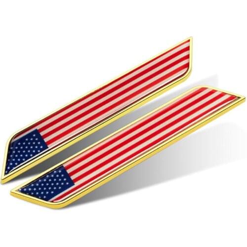 High Quality Car Goods United States USA National Falgs Auto Emblem Stickers Covering Scrathes 2020 New Arrival Free Shipping