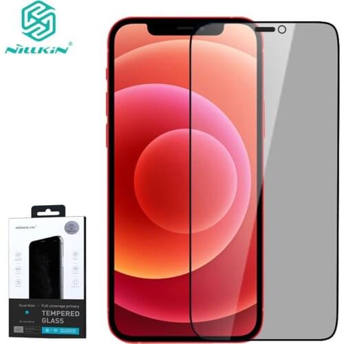 For iPhone 12 12 Pro Max Tempered Glass Nillkin Guardian Full Coverage Privacy Screen Protector For iPhone 12 Pro/12 mini