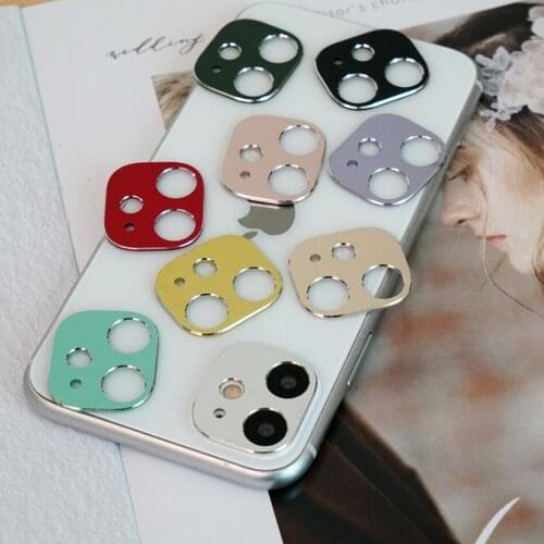 Welsely Rear Camera Back Lens Protective Full Cover Protector Protection Case For Apple iPhone11 iPhone 11 Pro Max Metal Case