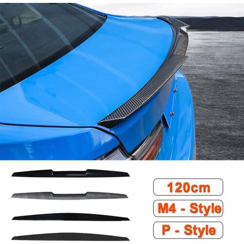 1.2M M3/M4/P Style Universal Car Racing Rear Trunk Tail Spoilers Wing Air Deflector Spoiler Decoration Car Modified Accessories