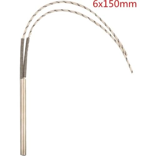 10 pcs of 6X150mm Cartridge Heater Element, Sinlge-end Cartridge Element, Mould Heating Element 201SUS/304SUS/304SMLS