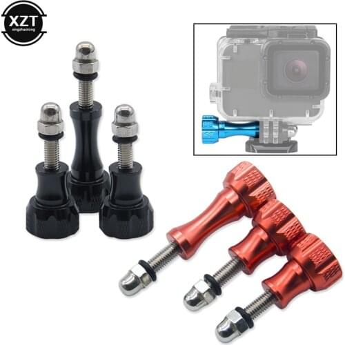 3Pcs Aluminum Thumb Knob Bolt Screw for GoPro Hero 7 6 5 4 Xiaomi Yi 4K Sjcam SJ4000 H9 Case Tripod Mount Cam Accessory