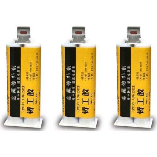 3pcs/lot 85g AB Caster glue Casting adhesive Industrial repair agent Casting Metal Cast iron Trachoma Stomatal Crackle Repair