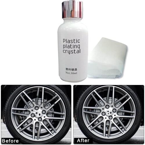 30ML Car Coating Liquid Plating Motorcycle Paint Care Crystal Glass Polishing Coating Plastic Plating Refurbishing Agent Sponge