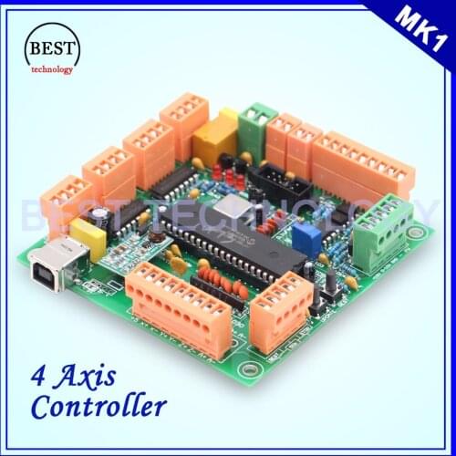 4 Axis USB CNC Controller CNC USB Interface Board USB CNC 2.1 MK1 MACH3 Upgrading Control Board