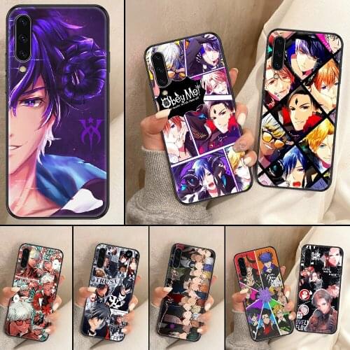 Anime Obey Me Mammon Phone Case For Samsung Galaxy A 10 12 20E 21S 30 32 40 50 51 52 70 71 72 5 6 7 2016 2018 black fashion