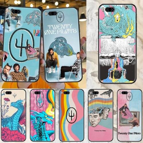 SCALED AND ICY Twenty One Pilots Phone case For Xiaomi Mi Max Note 3 A2 A3 8 9 9T 10 Lite Pro Ultra black tpu waterproof trend