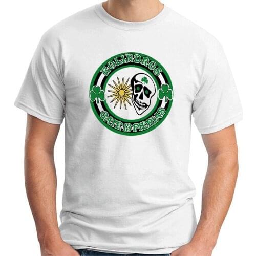 Summer Fashion Letter Printed T shirt 2019 Mens Summer Short Sleeves Cotton Fashion ultras panatinaikos gate novelty t-shirt