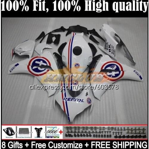 Injection For HONDA CBR1000 RR CBR 1000RR 48CL.22 CBR1000RR 08 09 10 11 CBR 1000 RR CC 2008 2009 2010 2011 Fairing Blue R white