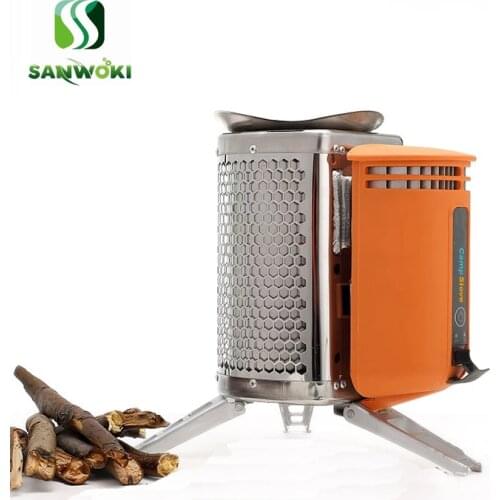 Stainless steel CampStove device for wood stove Generator Outdoor Hiking Camping backpack picnic kitchen Camping Furnace