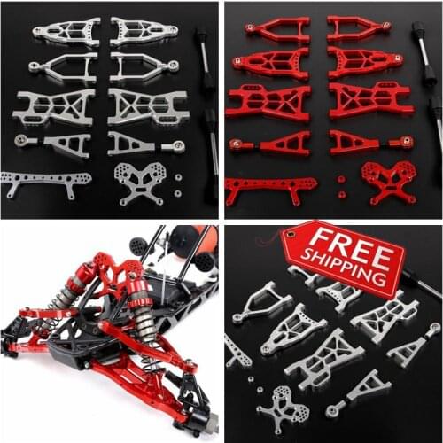 Rovan Complete Extended CNC Aluminum Suspension Arm Kit Fit 1:5 HPI Baja 5B 5T