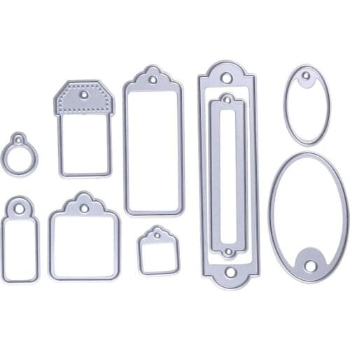 Diy Metal Embossing Cutting Die 10 Piece Set Cutting Die Carbon Steel Hollow Template Paper Card Handicraft