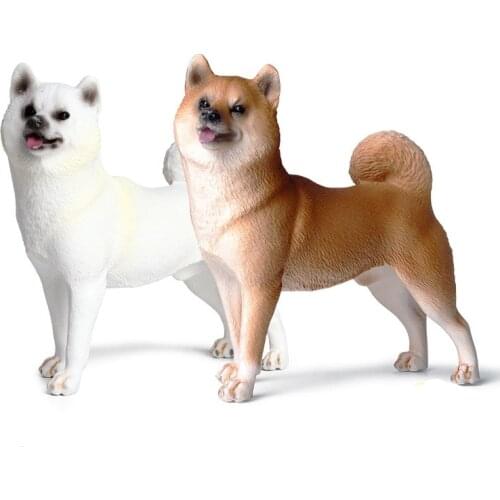 Simulation Shiba Inu Animals Figure Collectible Toys Dog Animal Action Figures Kids Plastic Toys