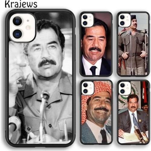 Krajews Arabic Iraq Saddam Hussein Soft Phone Case Cover For iPhone 5 SE 6s 7 8 plus X XR XS 11 12 pro max Samsung Galaxy S9 S10