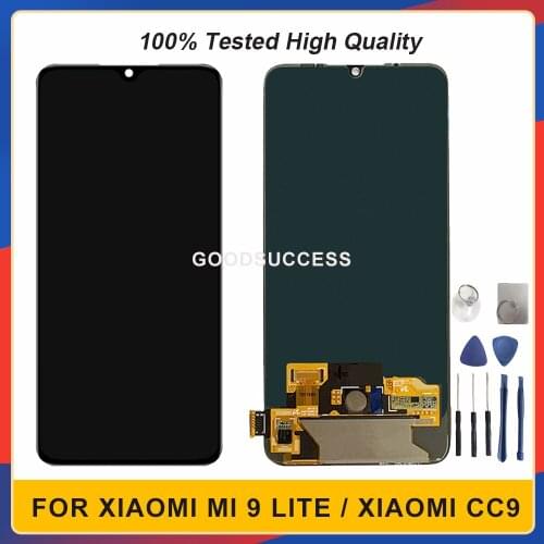 Original 6.39'' For Xiaomi Mi 9 Lite / Xiaomi CC9 Mi CC9 Mi9 Lite Lcd Display Touch Screen Glass Panel Digitizer Assembly