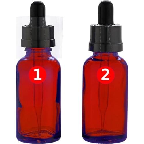 2000Pcs 45x30 mm Shrink Bands Printed Perforated Heat Shrink Wrap Sealer for 1oz Glass Bottle Cap Fits 3/4" to 1" Diameter