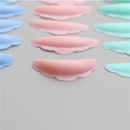 Silicone Eyelash Perm Pad Colorful Recycling Lashes Rods Shield Lifting 3D Eyelash Curler Accessories Applicator Tools 5pairs