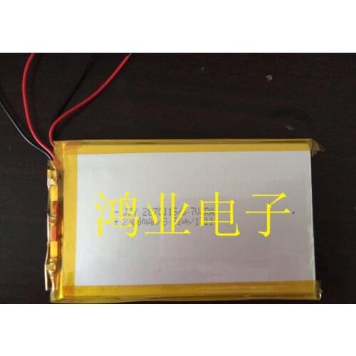 Ultra Slim seven rainbow E708 PRO Tablet PC battery 2870115 3.7V polymer super capacity Rechargeable Li-ion Cell