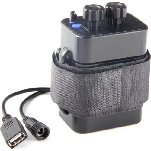 8.4/12V Waterproof 6*18650 Battery Holder for Bike LED Light Storage Box Case Layer Wire Lead Rechargable DIY Phone Power Bank