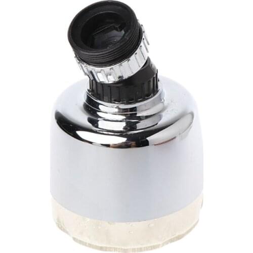 360 Degress Rotatable LED Sink Faucet Aerator Filter ABS Multi-Color Kitchen Tap Head Water Light Stream Spout