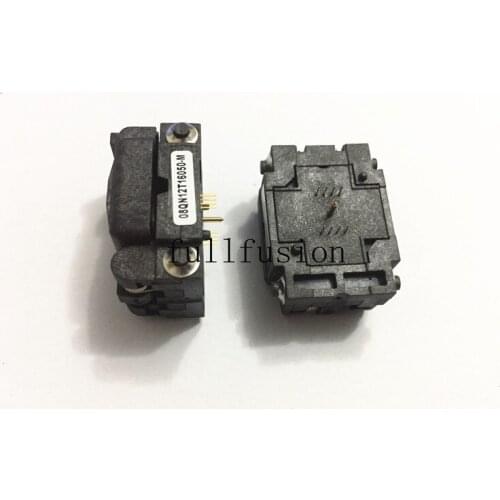 08QN12T16050 QFN8 DFN8P IC Test Socket 1.27mm Pitch 6x5mm Burn in Socket