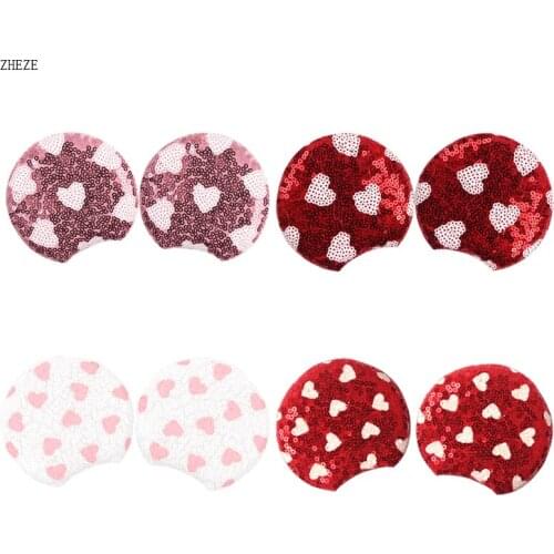 2021 Trendy 1Pair 3.3'' Sequin Mouse Ears For Children Glitter Festival Headband Kids Birthday Party Girls DIY Hair Accessories