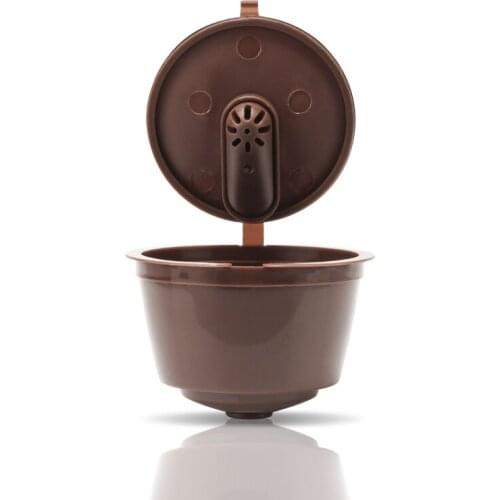 1pc Refillable Reusable Coffee Capsule Food Grade Plastic PP Coffee Filter Baskets Soft Capsules Taste Sweet