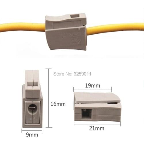 20PCS PCT-111 224-101 Single 1 pin cable wire wiring connecting connector for lamp wire connector