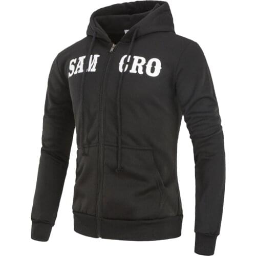 2018 Winter Mens Hoodie Pocket Male Casual Letters printing Sweatshirt Hoodies Slim Zipper Hoody Coat Men Fashion Hoodies 4XL YU