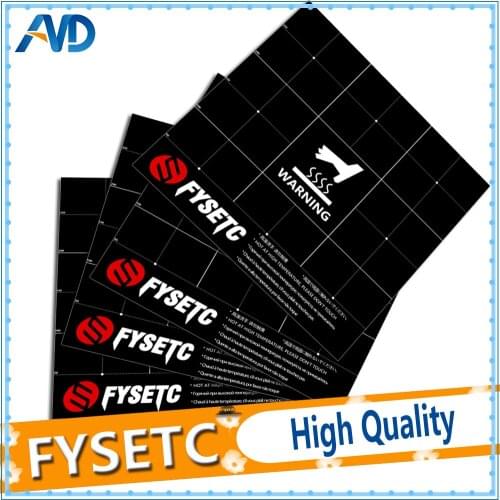 5pcs Frosted Heat Hot Bed Sticker Coordinate Printed 300x300mm Surface Build Sheet Plate For -10 CR-10S Lulzbot Taz6