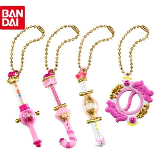Bandai Genuine Gashapon Magical DoReMi Keychain Pendant Transforming Device Magic Wand Anime Action Figure Model Toys