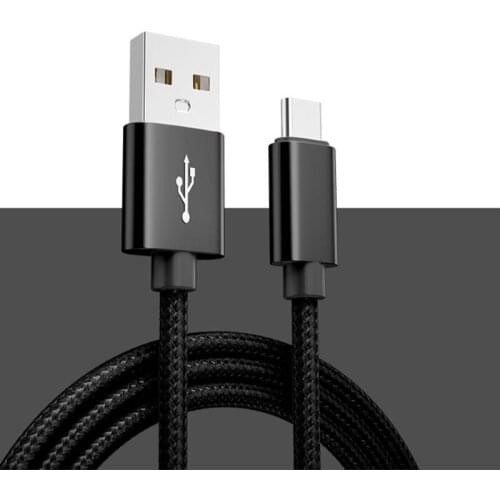 Type C Cable 2A Fast Charge&Sync,Durable Braided Nylon USB C Charge Cable,Powerline For USB Type-C Devices,MacBook,Matebook,iPad