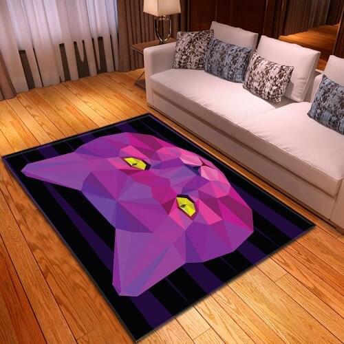 Childrens Cartoon Floor Mats Home Bedroom Non-slip Floor Mats Modern Living Room Thick Rugs Printed Carpet Children 3D Crawling