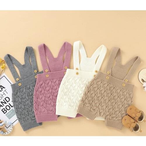 Newborn Infant Baby Girl Boy Clothes Winter Warm Knit Jumpsuit Outwear Romper Sweater Baby Girls Outfits Kids Overalls One Piece