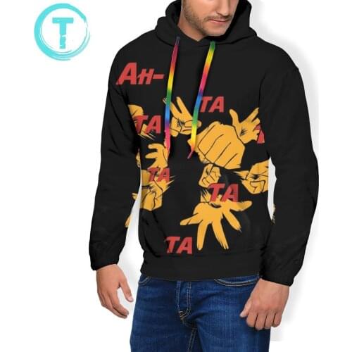 Hokuto No Ken Hoodie Quotes And Quips Ah-tatatatatata Hoodies Outdoor Polyester Pullover Hoodie XXX Print Hoodies