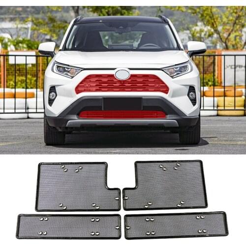 For Toyota Rav4 RAV 4 V 2019 2020 Stainless Steel Front Grille Insect Net Radiator Condenser Protective Anti Insect Sand Mesh