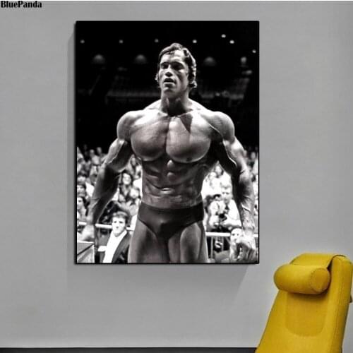 Schwarzenegger Poster Bodybuilding Canvas Prints Picture Modular Paintings For Living Room Poster On The Wall Home Decor