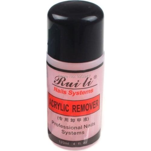 Professional 120ml Acrylic Remover for Nail Art Tips Manicure Wash Tools