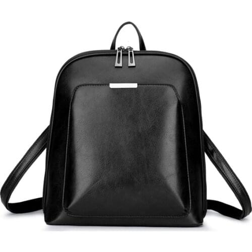 Girls Luxury School Bags 2021 Vintage Backpack Famous Brand Leather Bag Woman Back Pack Backpacks for Teenage