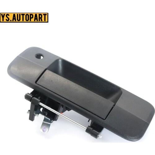 69090-0C040 Car Tailgate Handle Liftgate Latch with Keyhole For Toyota Tundra 2007-2013 Rear Exterior Textured Tailgate Liftgate