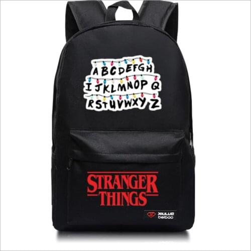 Stranger Things Backpack School Bags Fashion New Pattern Students Boys Girls Rucksack Men Women Laptop Travel Knapsack
