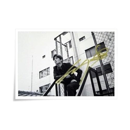 Shinhwa Kim Dong-wan autographed signed photo UNCHANGING 4*6 inches authentic freeshipping 01.2017