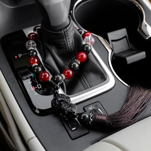 Car Ornaments Brave Troops Bead Auto Interior Rearview Mirror Hanging Pendant Stalls Decoration Accessories Gifts